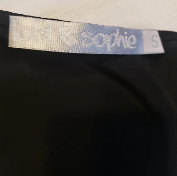 Lola & Sophie Black Midi Shirt Dress - Picture 7 of 7